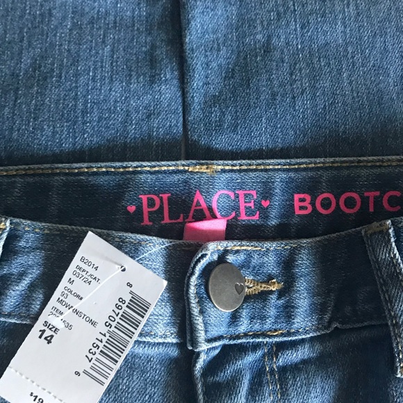 NWT Children’s Place Jeans Girls 14 Bootcut - Picture 7 of 7